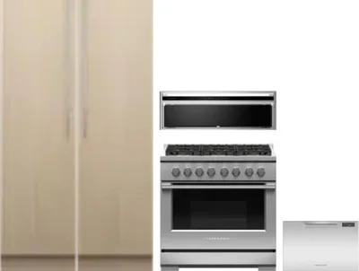 5 Piece Package Includes Refrigerator, Freezer, Range, Hood And Dishwasher